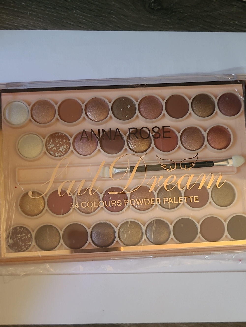 Anna Rose Sail Dream Neutral & Warm Brown Eyeshadow Palette 34 Colors - Picture 2 of 3